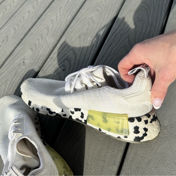 Adidas NMD R1 White Color Splash Boost Sneakers Mens Size 7 women 8.5 main image 5
